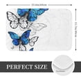 thumbnail image 2 of Kdxio Blue Flying Butterflies,16" x 24", Non-Slip Front Door Mats,Outdoor Welcome Mat Washable, 2 of 9