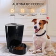thumbnail image 2 of POINTERTECK 4L Automatic Feeder Smart Pet Feeder Rechargeable Electric Dry Food Container Timed Dog Cat Dispenser Timer Programmable 1-6 Meals 15 Portions Control for Dogs Cats Small Medi, 2 of 7