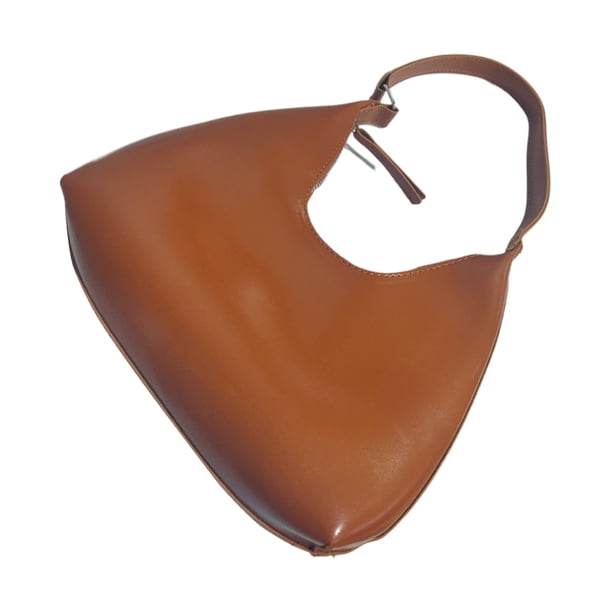Bolso pequeño ligero y portátil Sonducket estilo Retro Simple para hombro media luna marrón
