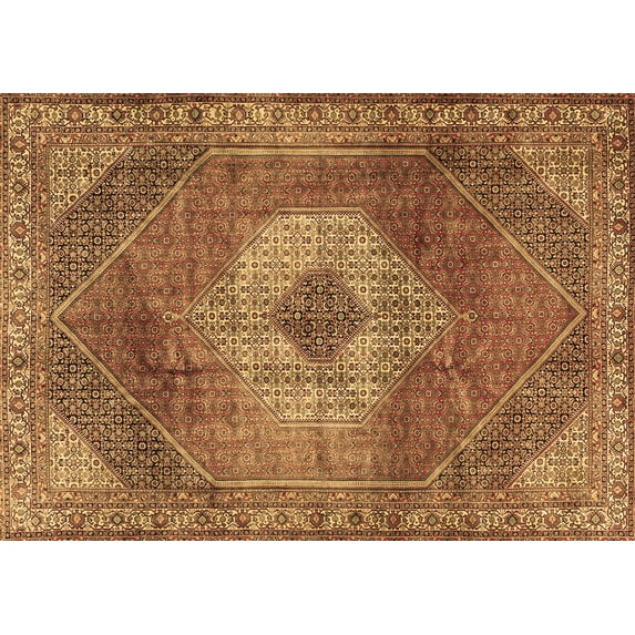 Ahgly Company Indoor Rectangle Persian Brown Traditional Area Rugs, 8' x 12'