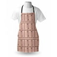 thumbnail image 4 of Arrow Apron, Tribal Items Drawn by Hand Placed Vertically Horizontally, Unisex Kitchen Bib with Adjustable Neck for Cooking Gardening, Adult Size, Blush Multicolor, by Ambesonne, 4 of 4