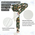 thumbnail image 5 of COEQINE Santa Claus Green Girls Yoga Leggings Gingerbread Man Candy Christmas Yoga Pants Full Length Athletic Trousers High Waist Tummy Control, for 10-11 Years Kids, 5 of 7