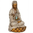 thumbnail image 4 of Design Toscano Goddess Guan Yin Seated on a Lotus Statue, 4 of 8