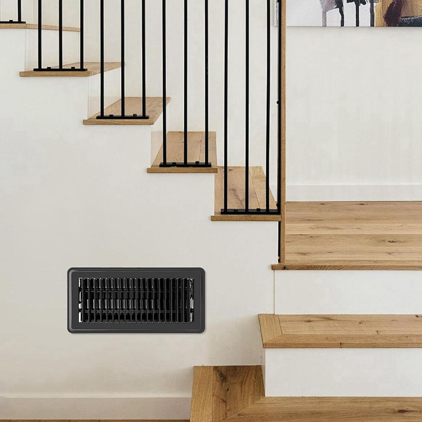 2pcs Floor Register 4x10Inch,Heavy Duty Floor Vents,Heat Air Vent Covers,Floor Vent Covers for Heater Floor Register A
