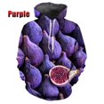 thumbnail image 4 of Nouveaux Chandails en Molleton de Mode Automne et Hiver Pull à Capuche Imprimé Fruits 3d Hommes & Femmes Unisexe Mode Cool à Manches Longues, 4 of 5