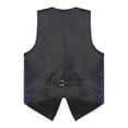 thumbnail image 6 of Haitryli Men's Glitter Sequins Waistcoat Sleeveless Vest Disco Party Club Wear Royal Blue XXL, 6 of 7