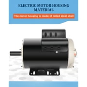 5HP Air Compressor Motor Single Phase Electric Motor 3450RPM 208V-230V 7/8Shaft Diameter, CCW 56HZ Frame, 2Pole