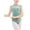 Green, variant on Happy Cherry Girls Gymnastics Leotards Kids One Piece Athletic Bodysuit Floral Ballet Dance Leotard Dancewear for Toddler Children Lace Short Sleeve Practice Outfit