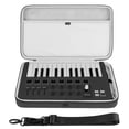 thumbnail image 1 of Geekria USB MIDI Keyboard Controller Hand Case, Compatible with Arturia MiniLab 3 / MiniLab MkII 25 Slim-Key, Hard Shell Travel Carrying Ba, 1 of 6