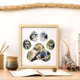 thumbnail image 6 of Sunlit Dog Paw Print Photo Collage Frame, Holds 5 Pictures of Pets & Owners, Ideal Gift for Dog Moms & Dads, Natural Finish Pet Memorial Keepsake and Wall Décor, 10.24" x 11.4", 2Pcs, 6 of 7