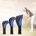 thumbnail image 6 of 3Pcs/Set Golf Club head cover with No. Tags Golf Accessories High Quality Blue, 6 of 8