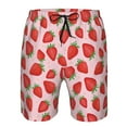 thumbnail image 4 of Naloa Strawberries Men's Beach Shorts, Surfing shorts, Swim trunks, Quick Dry Swim Trunks for Surfing Beach Fun - Small, 4 of 9