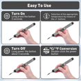 thumbnail image 5 of Mini Cordless Soldering Iron Kit USB Portable Soldering Iron Gray, 5 of 5
