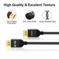 thumbnail image 2 of Cable Displayport RUIPRO 2.1 3 m 80 Gbps 16K @60Hz 8K @120Hz 4K @240Hz, 2 of 7
