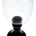 thumbnail image 6 of Northlight Glass Pedestal Hurricane Pillar Candle Holder - 17.75" - Black, 6 of 6