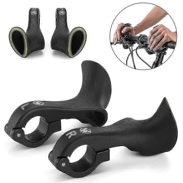 1pair Mountain Bike Handlebar Ends 22.2mm Bicycle Bar Ends Nylon Handle Bar Grips Ergonomic Design Cycling Accessories For Road Mtb(FPK11)