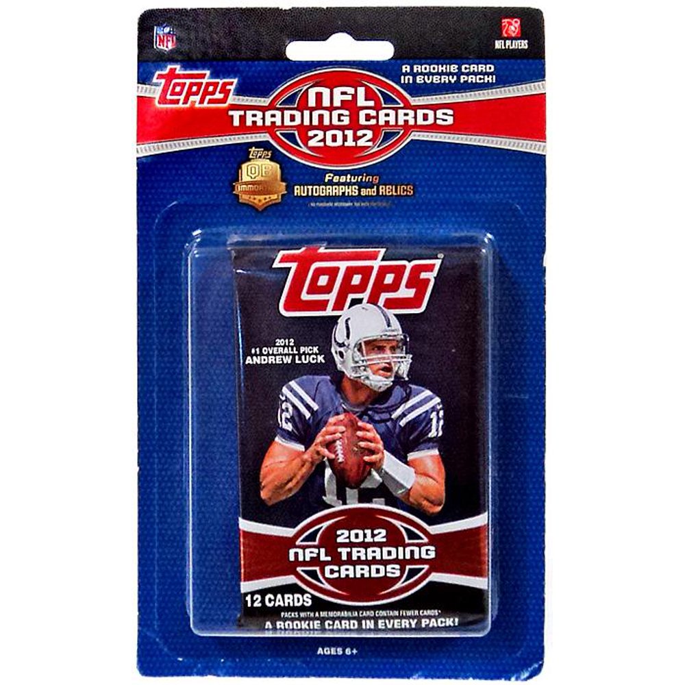 NFL 2012 Topps Football Cards Trading Card Pack [12 Cards] Walmart