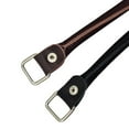 thumbnail image 2 of SPRING 2pc Leather Waist DIY Replacement Handbag Accessory Round Handmade Belt Coffee, 2 of 9