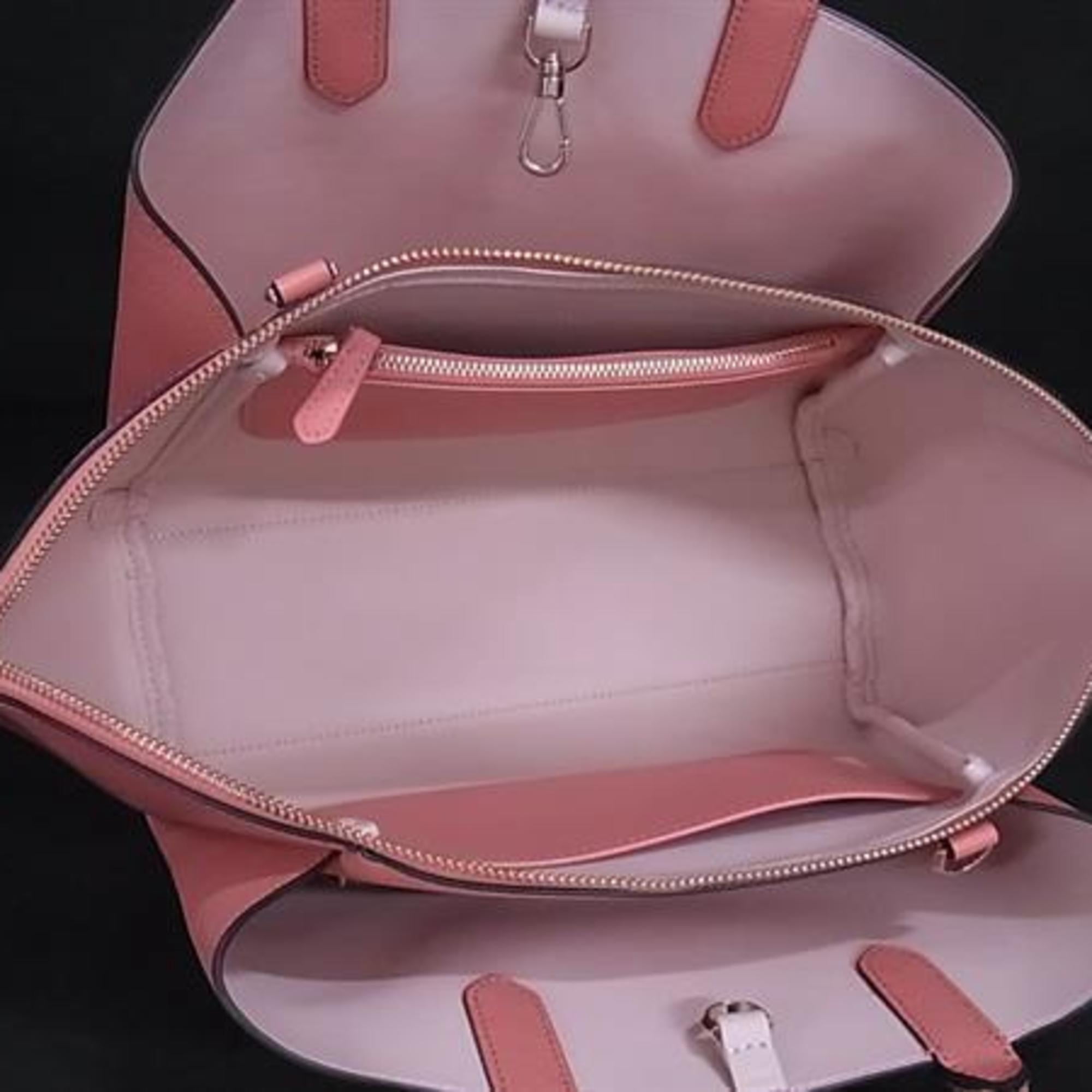 Pre-Owned Kate Spade Avenue Medium Satchel Handbag K6534 Pink Leather Women's