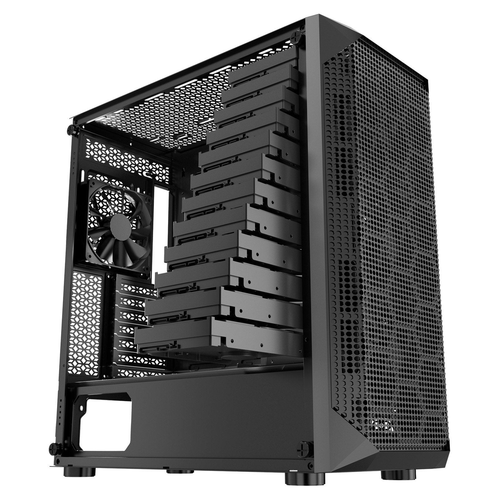 Fractal Design Terra mini-ITX用PCケース Amazon.com: Fractal Design Terra Jade - Wood Walnut Front Panel