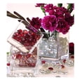 thumbnail image 3 of WGV Handblown Clear Cube Glass Vase / Candle Holder - 4" Wide x 4" Height, Good quality, Heavy Weighted Base - 1 Pc, 3 of 6