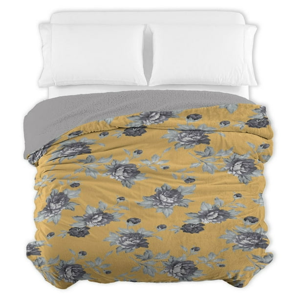 Cobertor con Borrega King Size extra suave Mod GRECIA
