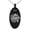 Black, variant on Stainless Steel Kraken Octopus Pirate Skull Engraved Small Oval Charm Pendant Necklace