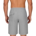 thumbnail image 7 of Bermuda Shorts for Men Pull On Drawstring Elastic Waist Lightweight Breathable Running Gym Outdoor Summer Shorts with Pockets S-3XL, 7 of 7