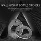 thumbnail image 2 of 50 Set Bottle Opener Insert,Stainless Steel Round DIY Bottle Opener Hardware Kit Hardware Parts Supply with Screws, 2 of 5