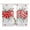 Red Gray, variant on Semi Sheer Window Curtains 63 Inches Long, Valentine's Day Rod Pocket Voile Silky Chiffon Curtain Treatment Drapes for Kitchen, Living Room, Red Love Heart Eucalyptus Watercolor 52"x63", 2 Panels