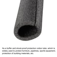 thumbnail image 4 of Uxcell Foam Tube Sponge Protective Sleeve Heat Preservation Black Sleeve Polyethylene Pipe 0.79 x 1.18" for Pipe Insulation 4Pcs, 4 of 5
