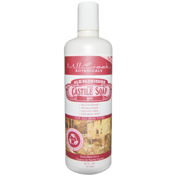 Mill Creek Jabón de Castilla-Rosa - 14 fl.oz.