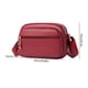 thumbnail image 4 of Bolsa de viaje para mujer, Bolsa cruzado informal de PU, Bolsa cuadrado pequeño elegante (rojo) Ndcxsfigh Para Estrenar, 4 of 7