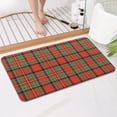 thumbnail image 4 of Red Green Checkerboard Checkered Pattern Bathroom Rugs Mat,Non Slip Microfiber Bathroom Rug,Rubber Backing,Soft Bathroom Mats for Bathroom Floor,Tub and Shower,17x30in(43x75cm), 4 of 5