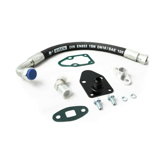 Rudy's Upgraded Heavy Duty Turbo Drain Kit For 92-00 Chevy GMC 6.5L Turbo Diesel