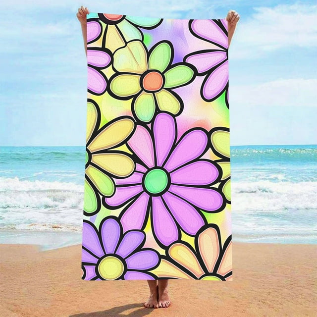 Camisones sin mangas con estampado de verano para mujer, batas de baño, toallas de playa, batas de poliéster