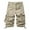 Khaki—2025 Summer Savings, variant on BADHUB Mens Cargo Shorts with Multi Pockets Button Zipper Hiking Outdoor Shorts Knee Lenght Lightweight Summer Shorts Black M