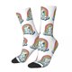 thumbnail image 1 of Calcetines deportivos antideslizantes unisex con diseño alocado y cálido de Snoopy, Peanuts, Halloween, Charlie Brown, I Got A Rock, 1 of 5