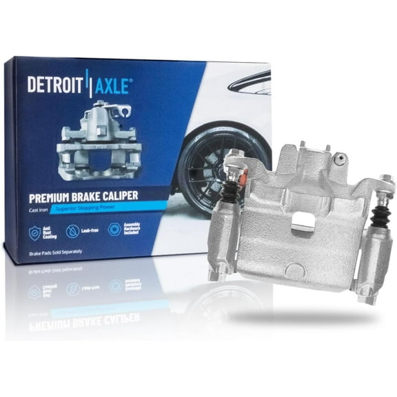 Detroit Axle - Front Left Brake Caliper for 2013-2021 Nissan Altima 2014-2017 Leaf, 2014 2015 2016 2017 2018 2019 2020 Disc Brake Caliper with Bracket Assembly Replacement