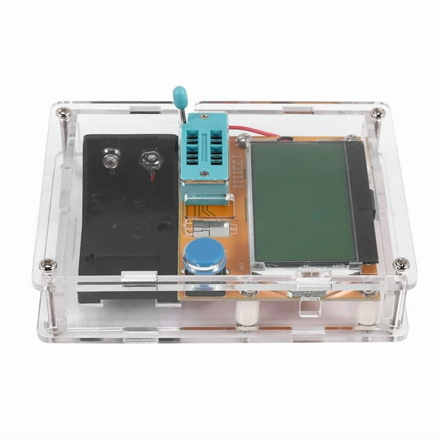 Meter Mega328 Transistor Tester Digital V2.68 -T4 Capacitance MOS/PNP/NPN 12864 LCD Screen Tester with Box