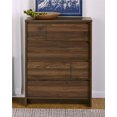thumbnail image 1 of Atlas 4 Drawer Dresser, Walnut, 1 of 9