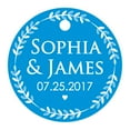 thumbnail image 1 of 100 PCS Custom Made Round Hang Tags Personalized Wedding Favor Gift Paper Tags, 1 of 1