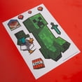 thumbnail image 5 of Minecraft: Wall-Clings - 50+ Vinyl Stickers, Wall Decals, Characters-Objects-Landscape Game Themed Designs, Room Decor, Self-Adhesive, Licensed, 5 of 11