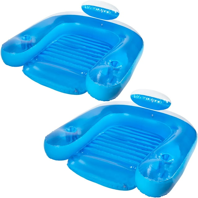 Paquete de 2 flotadores inflables para piscina para adultos Poolmaster