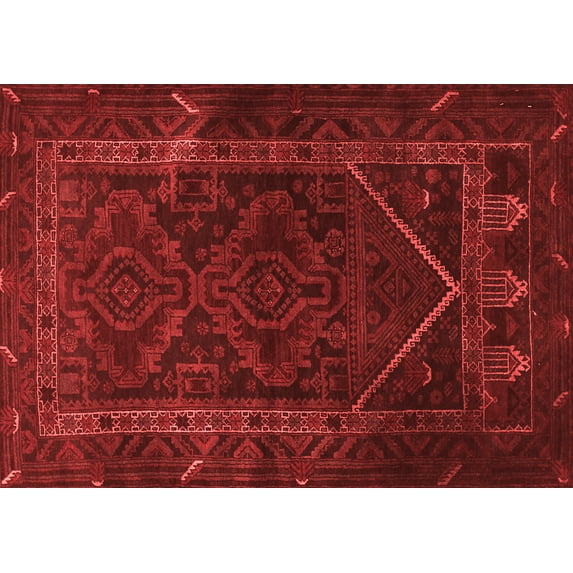 Ahgly Company Indoor Rectangle Persian Red Traditional Area Rugs, 4' x 6'