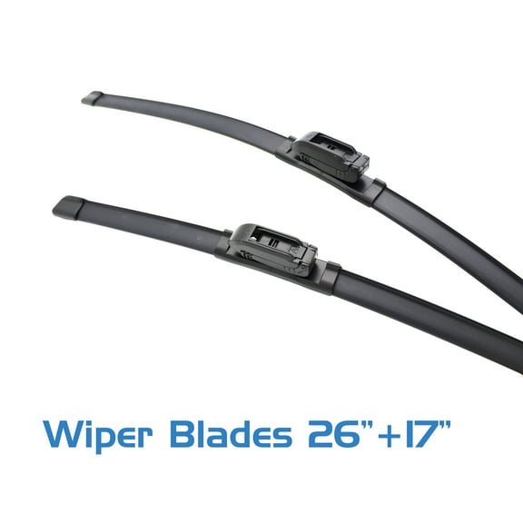 Czyuntuo Wipers | for Subaru Outback 2015-2020 Nissan Rogue 2016-2021 | Quiet All-Season Durable Wiper Blades | 26" 17" Set of 2