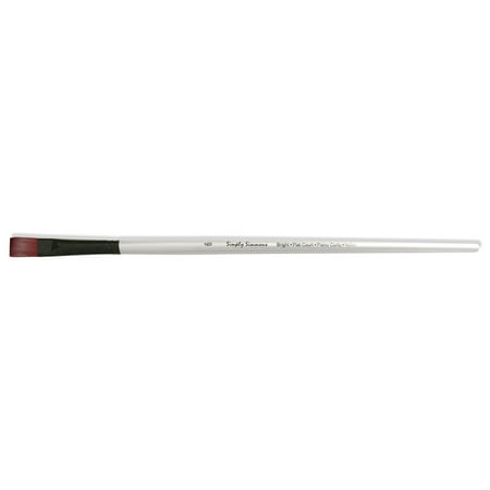 UPC: 0038372013922 | Robert Simmons Simply Simmons Extra-Firm Synthetic Long Handle Brush Bright 6