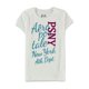 thumbnail image 1 of Aeropostale Girls PSNY Camiseta estampada, blanca, 5, 1 of 1