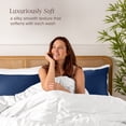thumbnail image 3 of Bare Home Bamboo Body Pillowcase - Made from Rayon Fibers -  Soft, Cooling & Breathable - Dark Blue, 3 of 9