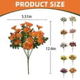 thumbnail image 2 of Goodw7 Artificial Daisies Fall Flowers, Lifelike Fake Plant for Home Decor, Realistic Floral Arrangements for Front Porch Pots Gardens Vases Planters, 2 of 6